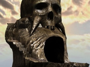 skull rock mountain 3D मॉडल