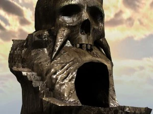 skull rock mountain 3D Model