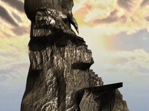 skull rock mountain 3D मॉडल