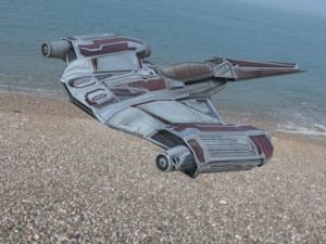 zerius spaceship in 3ds and obj formats 3D Model