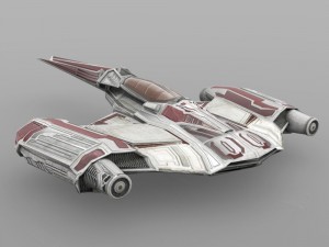 zerius spaceship in 3ds and obj formats 3D Model