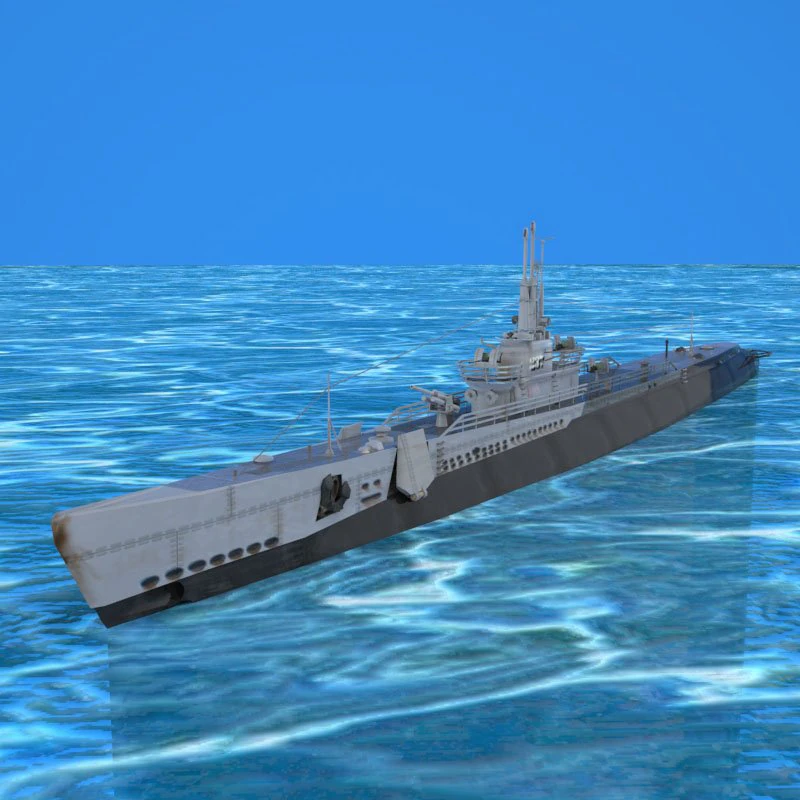 uss trigger in 3ds and obj formats 3D Model .c4d .max .obj .3ds .fbx .stl .blend 