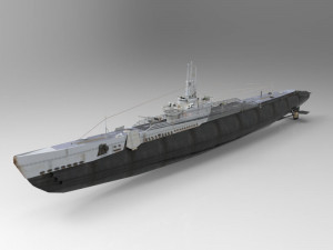 uss trigger in 3ds and obj formats Modèle 3D