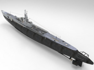 uss trigger in 3ds and obj formats Modèle 3D