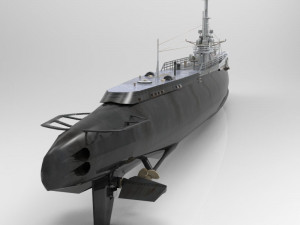 uss trigger in 3ds and obj formats Modèle 3D