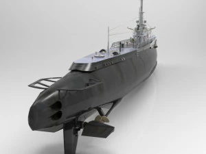 uss trigger in 3ds and obj formats 3D Model
