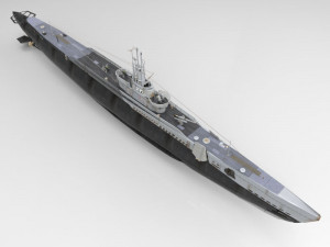 uss trigger in 3ds and obj formats Modèle 3D