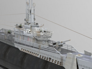 uss trigger in 3ds and obj formats Modèle 3D