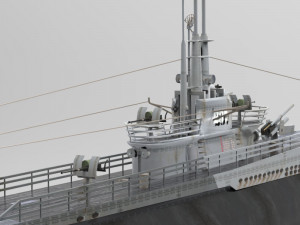 uss trigger in 3ds and obj formats Modèle 3D