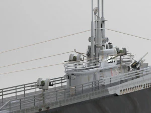 uss trigger in 3ds and obj formats 3D Model