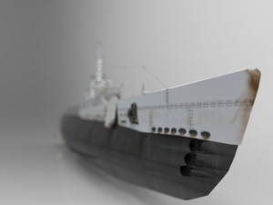 uss trigger in 3ds and obj formats Modèle 3D