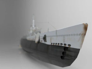 uss trigger in 3ds and obj formats 3D Model