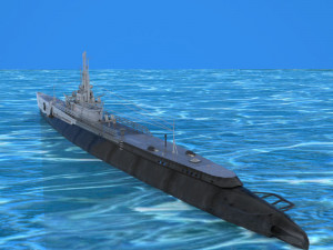 uss trigger in 3ds and obj formats Modèle 3D