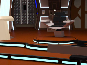 ओबीजे और एफबीएक्स प्रारूप में स्टारशिप ब्रिज 16 3D मॉडल