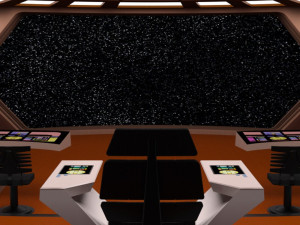 starship bridge 16 in obj and fbx format 3D-Modell
