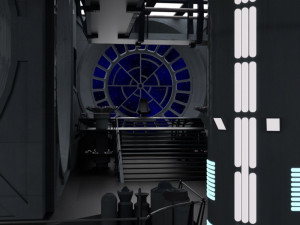 imperial throne room in obj and fbx formats 3D 模型