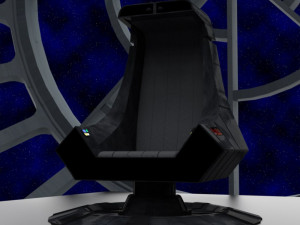 imperial throne room in obj and fbx formats 3D 模型
