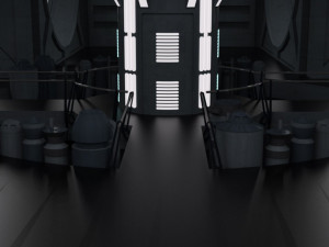 imperial throne room in obj and fbx formats 3D 模型