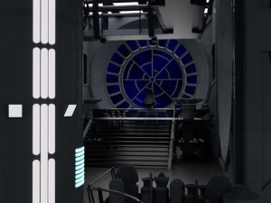 imperial throne room in obj and fbx formats 3D 模型