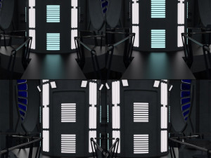imperial throne room in obj and fbx formats 3D 模型