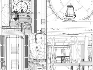 imperial throne room in obj and fbx formats 3D 模型