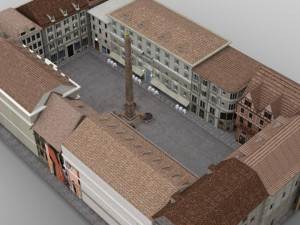 circus minimus in obj and fbx formats 3D Model