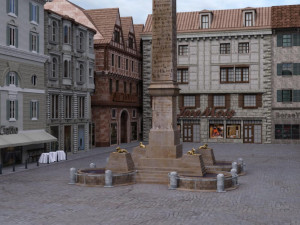 circus minimus in obj and fbx formats Model 3D