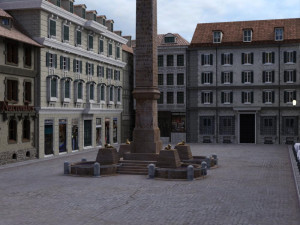 circus minimus in obj and fbx formats Model 3D