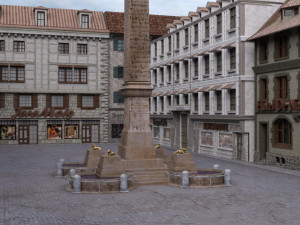 circus minimus in obj and fbx formats Model 3D