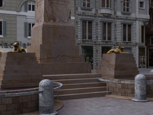 circus minimus in obj and fbx formats Model 3D