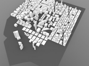 san diego cityscape 3D Model