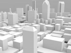 san diego cityscape 3D Model