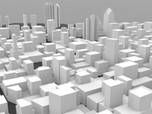 san diego cityscape 3D Model