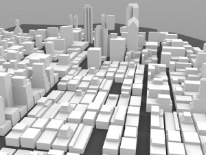 san diego cityscape 3D-Modell