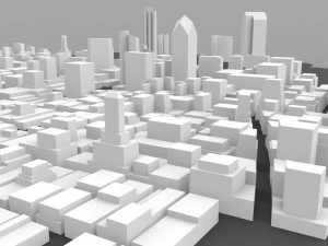 san diego cityscape 3D Model