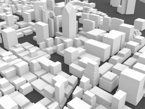 san diego cityscape 3D Model
