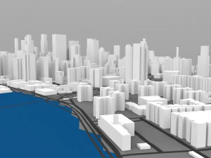 aşağı manhattan şehir manzarası 3D Model
