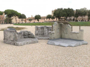 ru&iacute;nas medievais em formatos fbx e obj Modelo 3D