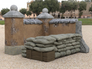 medieval ruins in fbx and obj formats Model 3D