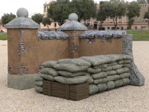 ru&iacute;nas medievais em formatos fbx e obj Modelo 3D