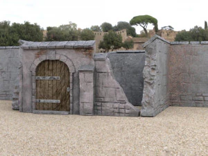 ru&iacute;nas medievais em formatos fbx e obj Modelo 3D