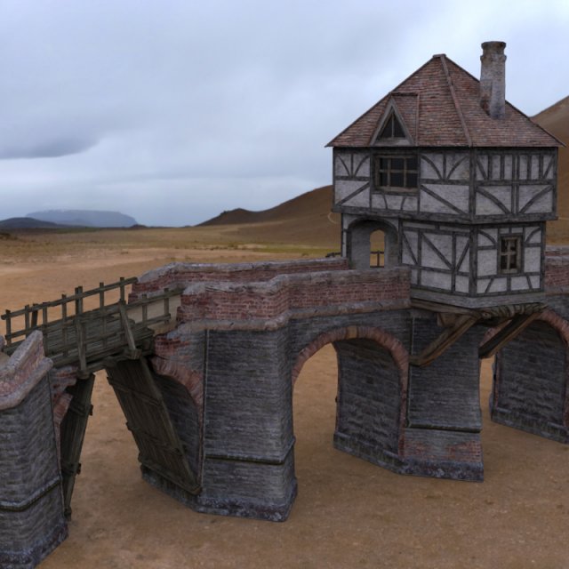 norsca bridge 3D-Modell .c4d .max .obj .3ds .fbx .stl .blend 
