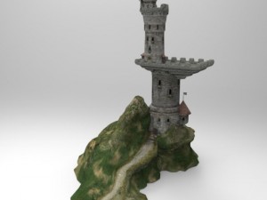 dragons tower 3D Model