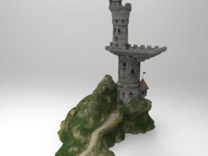 ड्रेगन टावर 3D मॉडल