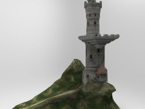 dragons tower 3Dモデル