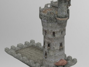 dragons tower 3Dモデル