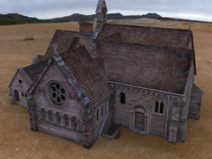 church 3D मॉडल