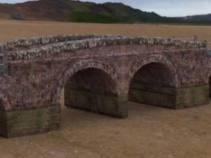 country lane bridge 3D Model