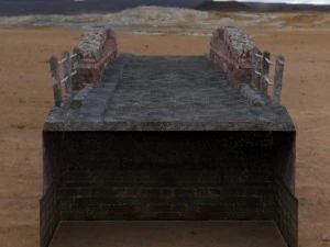 country lane bridge 3D Model