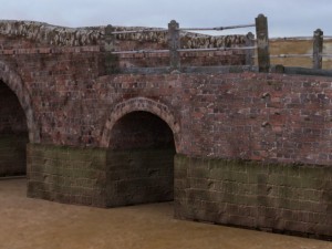 country lane bridge Modelo 3D